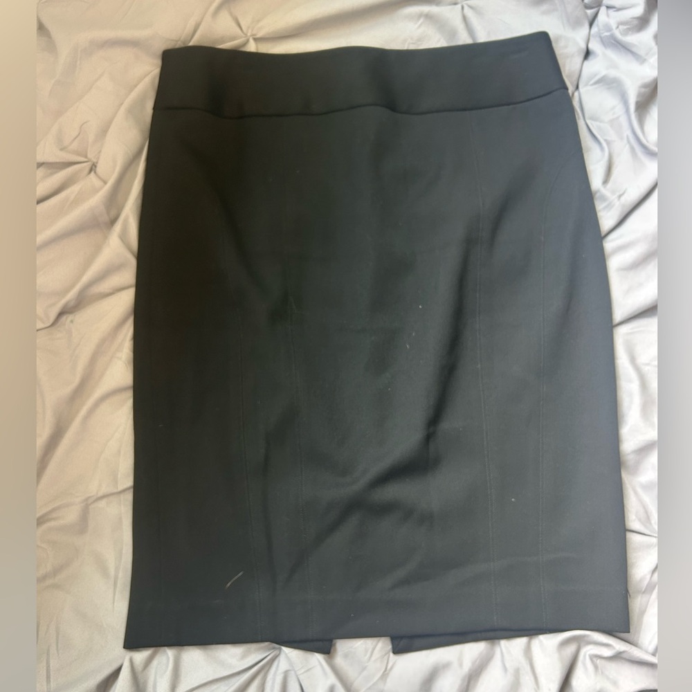 Express Black Knee-Length Pencil Skirt